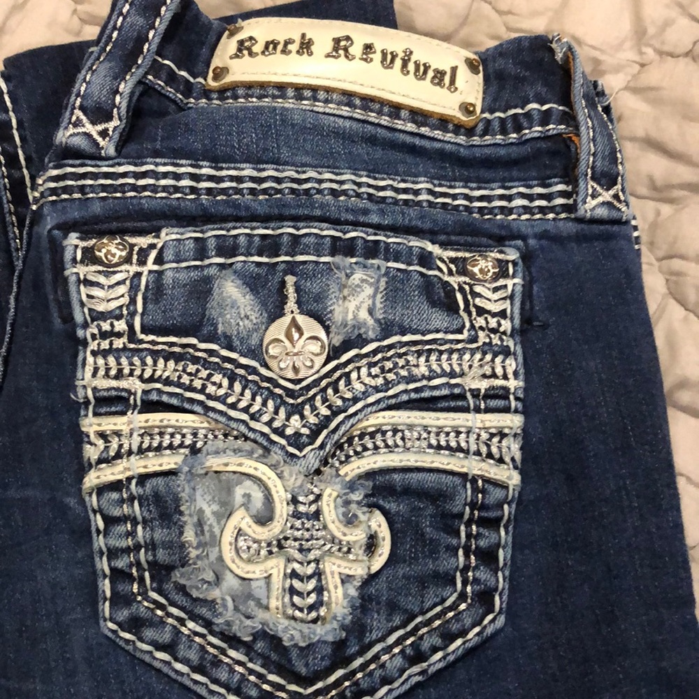 Rock Revival Jeans 28x 31 1/2 ish